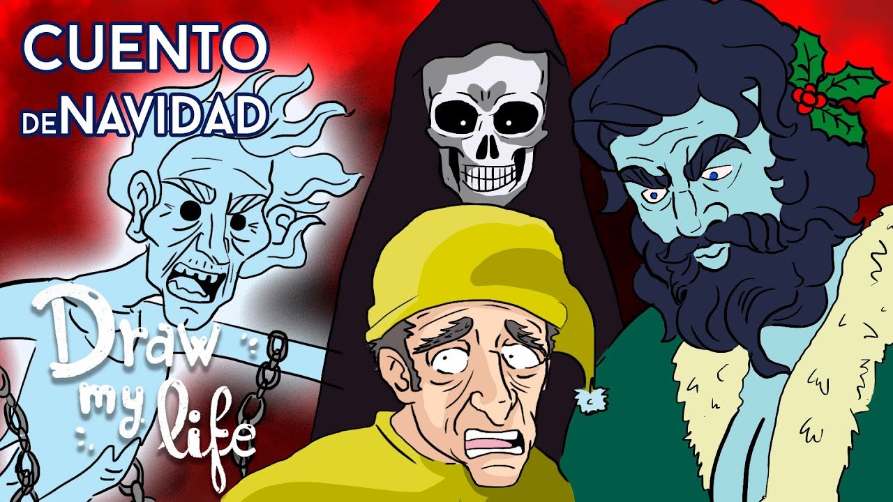 A CHRISTMAS CAROL 🎄 (CUENTO de NAVIDAD) | Charles DICKENS Resumen | Draw My Life