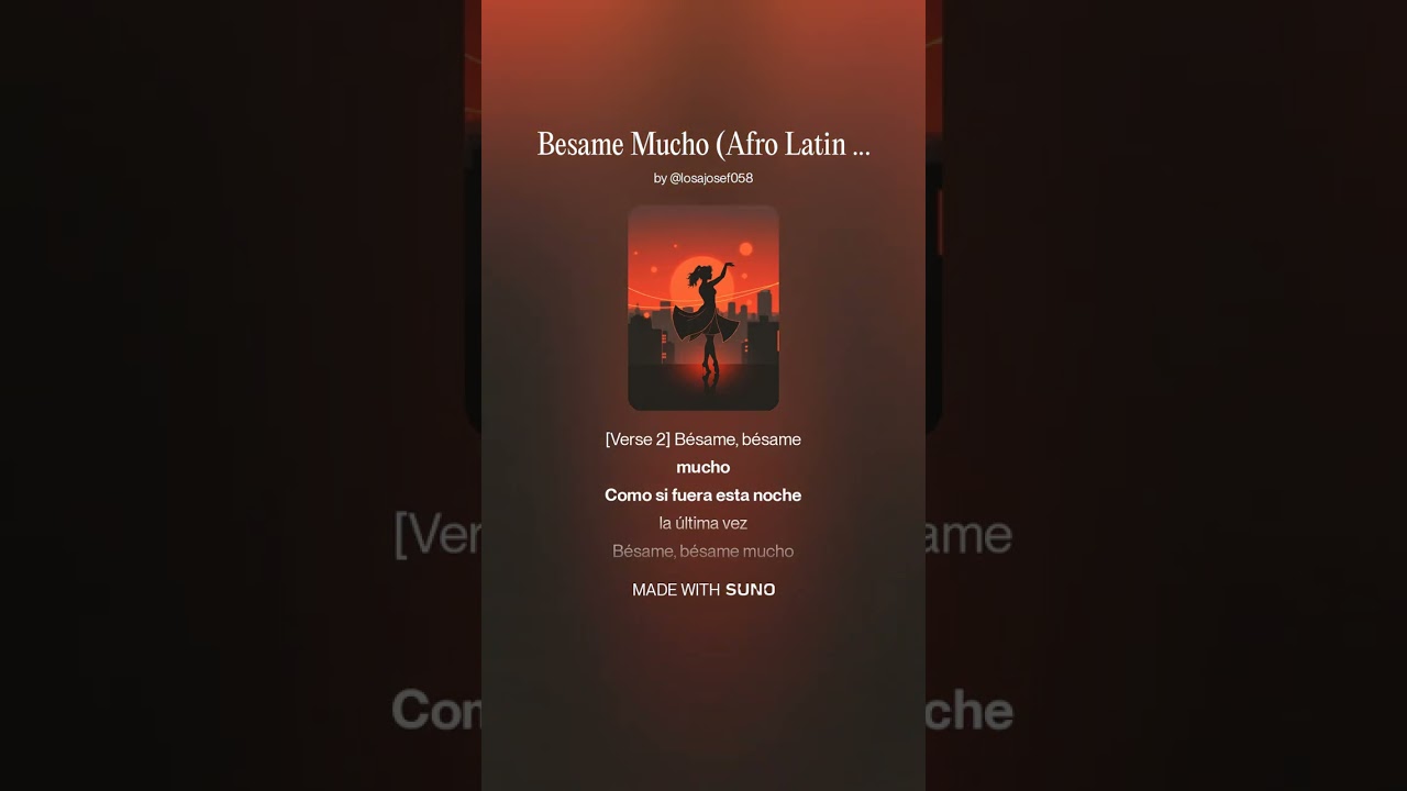 Besame Mucho Afro Latin House Mix