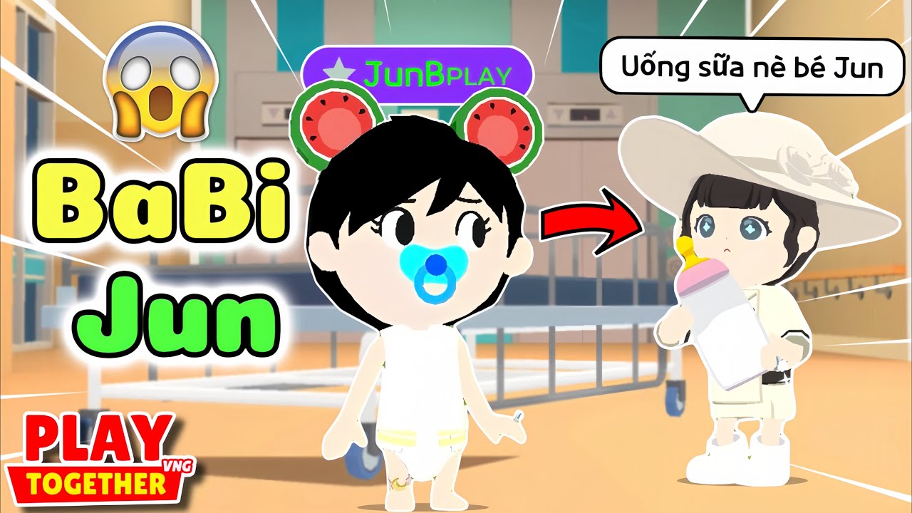 Play Together | Mình Đã Bí Mật Hoán Đổi Thành BaBy Jun Khiến Uni Làm MAMA