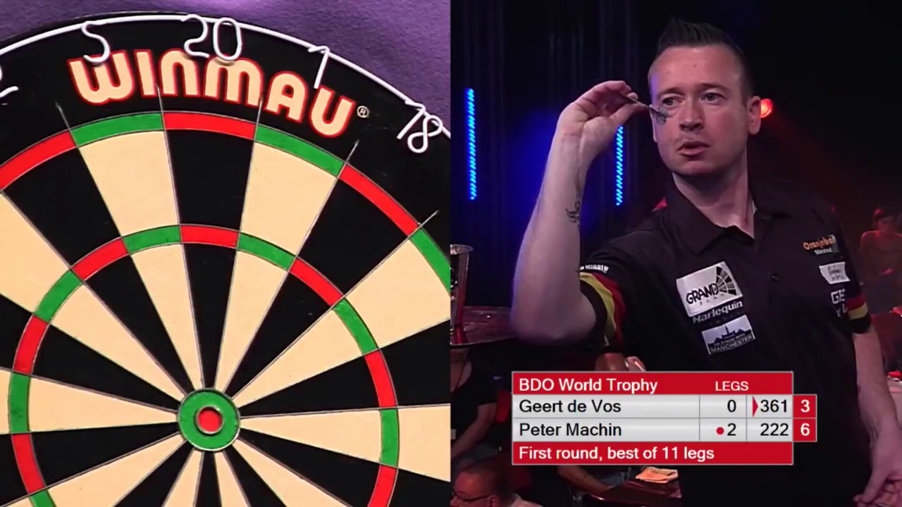 Geert de Vos vs Peter Machin Darts World Trophy 2017 Round 1