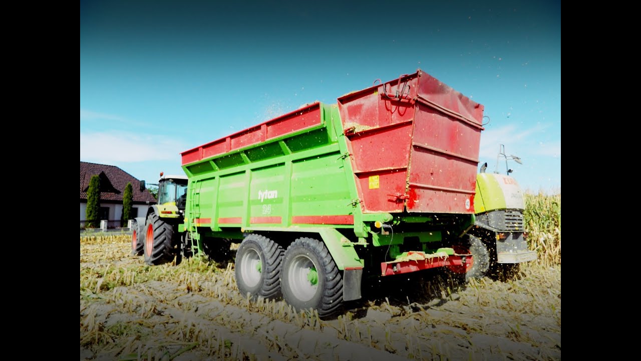 Wbijamy na VIXE czyli Kukurydza 2015 4x MF 3xNH 2x Claas JCB  Zetor HD