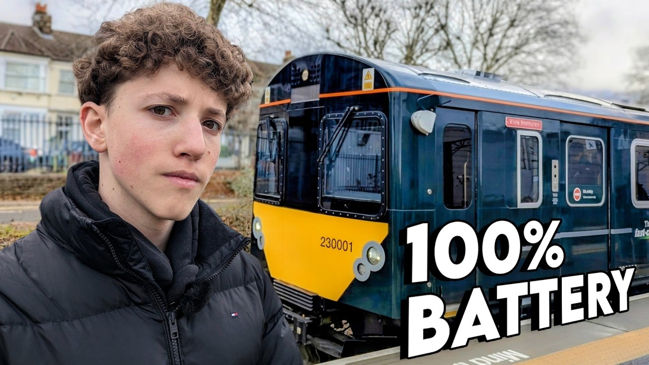 I went on the UK's ONLY BATTERY Train!