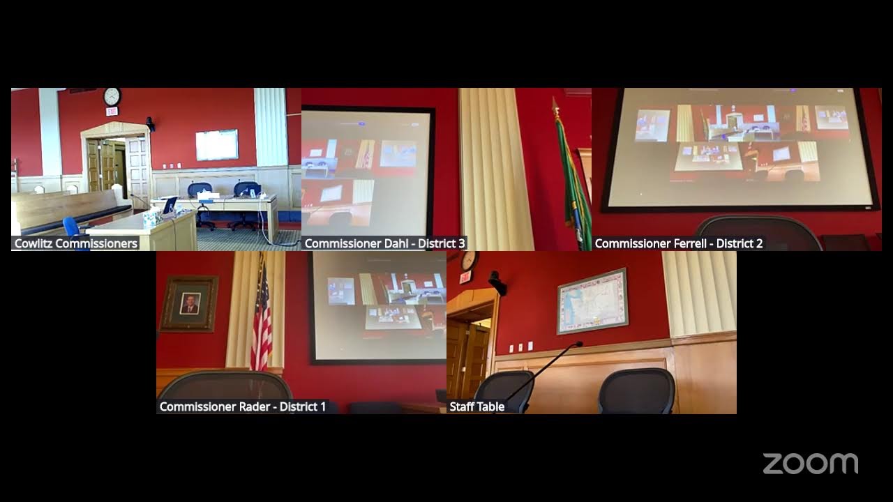 Cowlitz County Commissioner Open Public Meetings