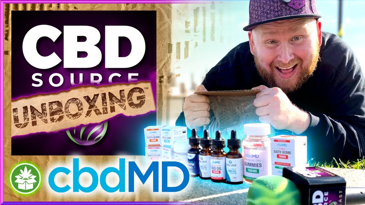 cbdMD Unboxing in Hoboken, NJ - with Manhattan Skyline as our Backdrop | CBD Source Unboxing