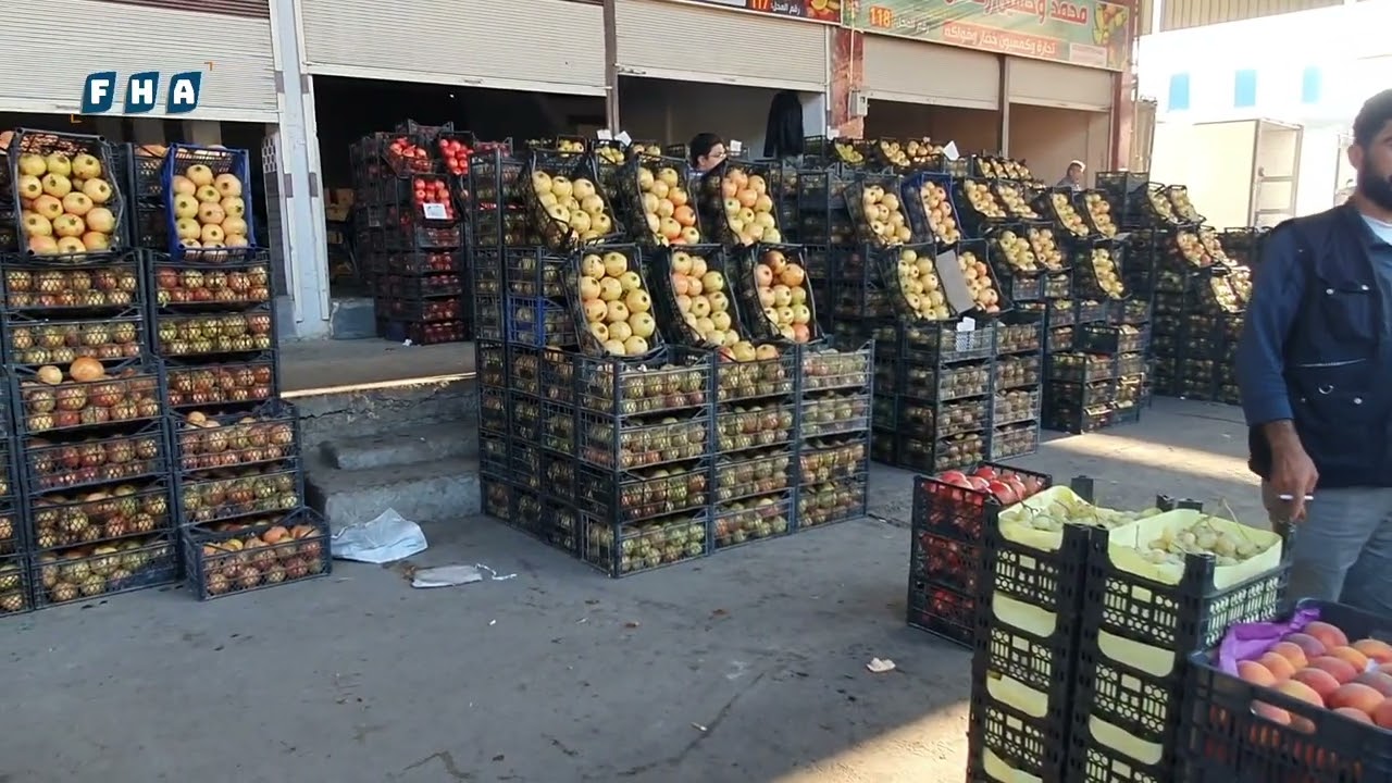 جولة صباحية في سوق الهال بمدينة الباب التابعة لمنطقة درع الفرات