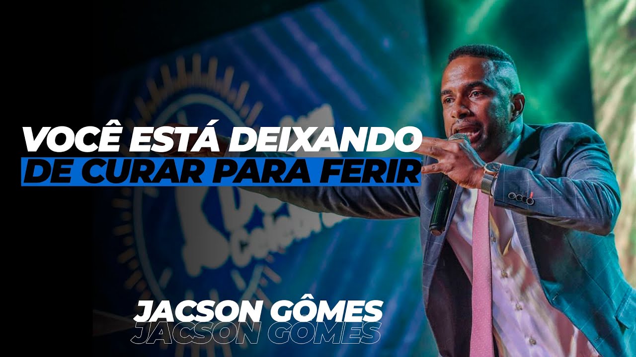 Pr Jacson Gomes | Voc&ecirc; est&aacute; deixando de curar para ferir.