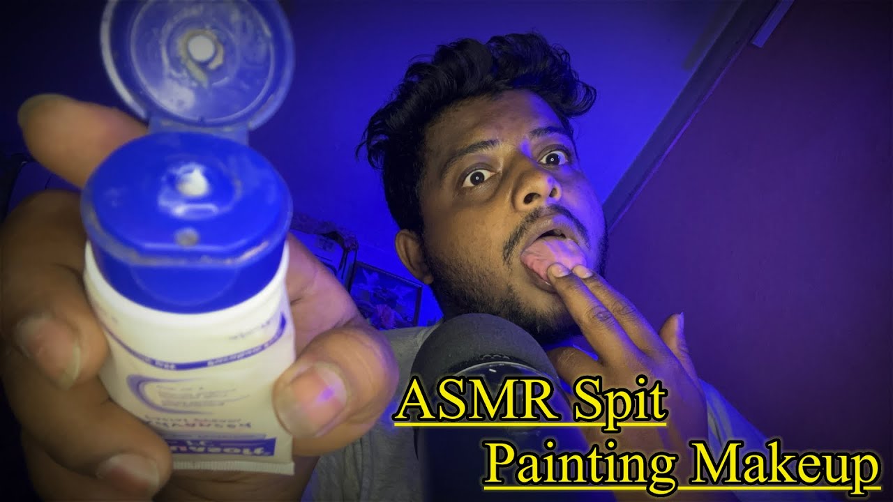 ASMR Spit Painting Makeup 💄