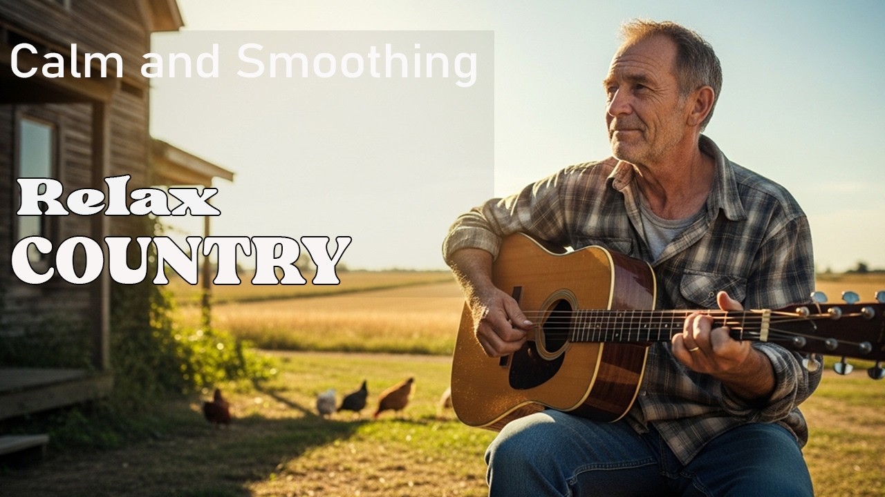【Country Relax 136】Sunlit Fields Gentle Country Guitar for Peaceful Days