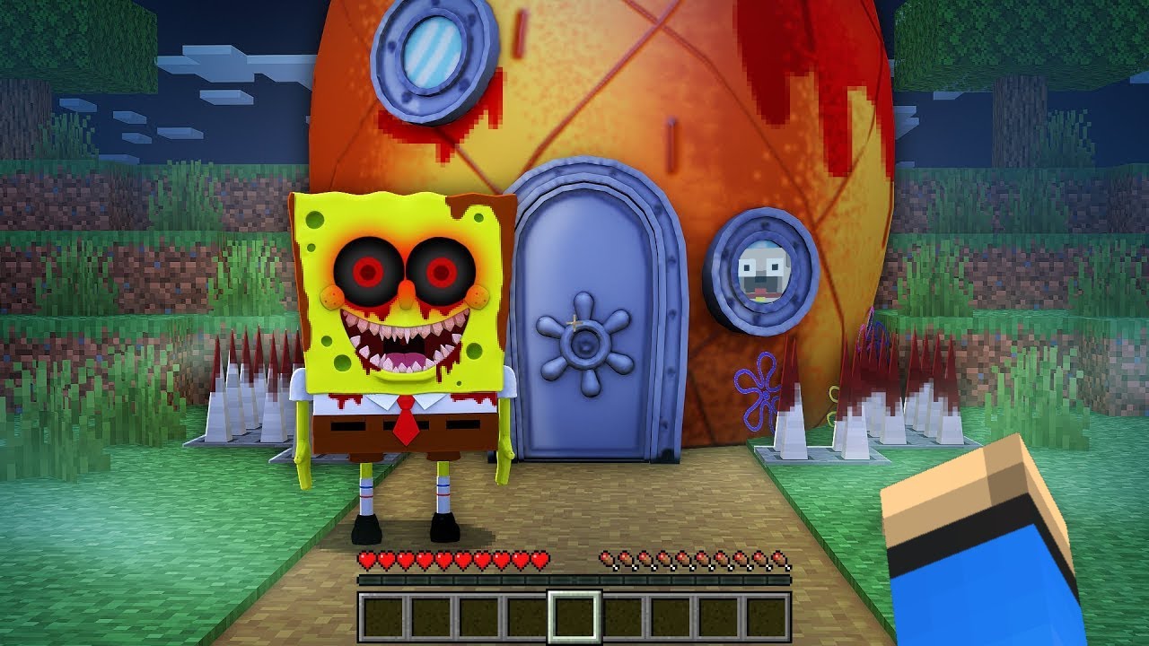 SPONGYABOB.EXE H&Aacute;ZA &Eacute;JF&Eacute;LKOR A MINECRAFTBAN!