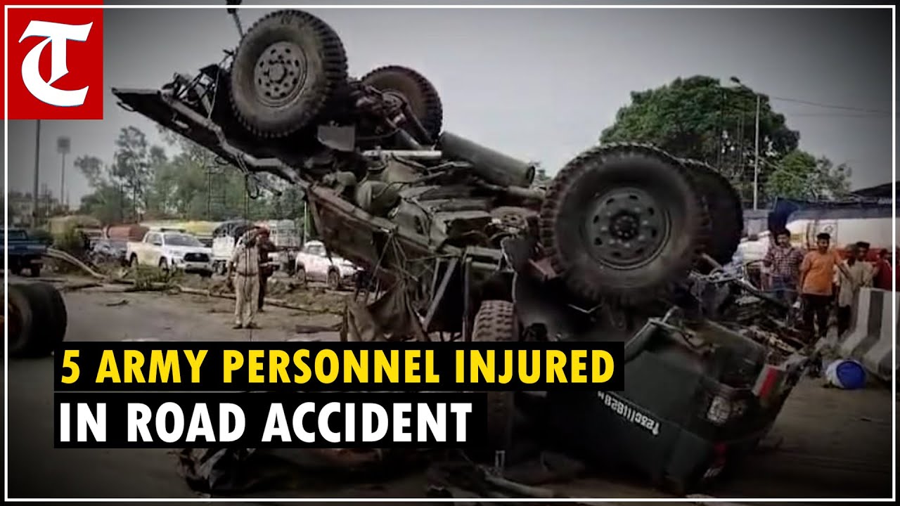 5 Army personnel injured in road accident on Jalandhar-Amritsar National Highway