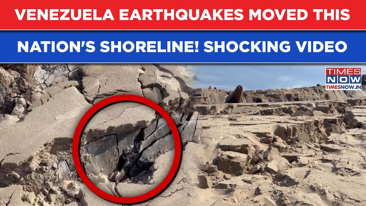 Shocking Video: Venezuela Quakes Moved This Caribbean Nation's Shoreline| 'Sea Moved Away From Land'