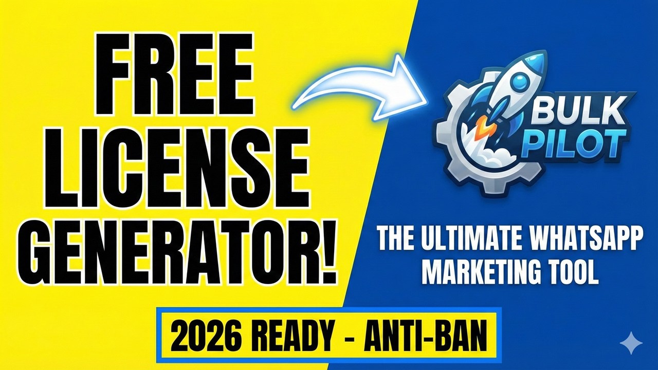Bulk Pilot WhatsApp Marketing Software 2026 | Unlimited Bulk Sender & Group Grabber