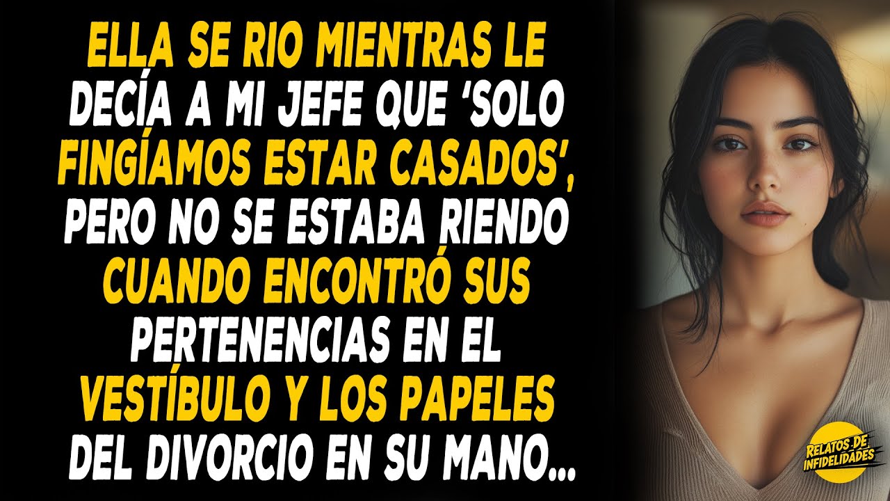 Ella Se Rio Mientras Le Decía A Mi Jefe Que ‘Solo Fingíamos Estar Casados’, Pero No Se Estaba Riendo