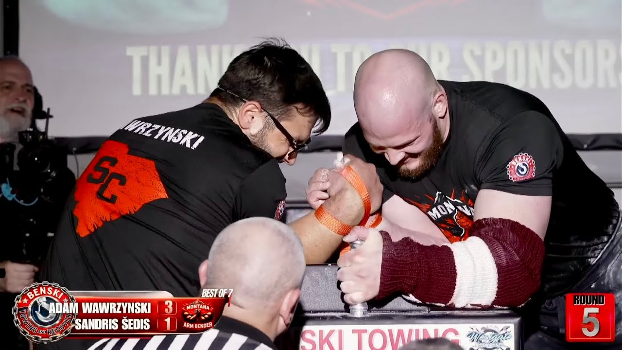 Sandris &Scaron;edis vs Adam Wawrzynski OFFICIAL MATCH - Montana Arm Bender 2026 MAIN EVENT 