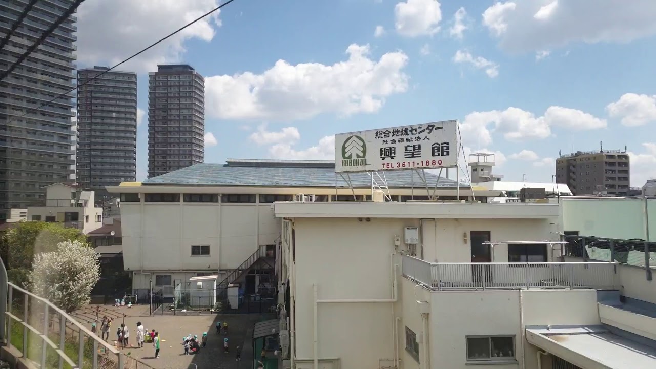 출근길 전철 밖으로 보는 도쿄 풍경 2019