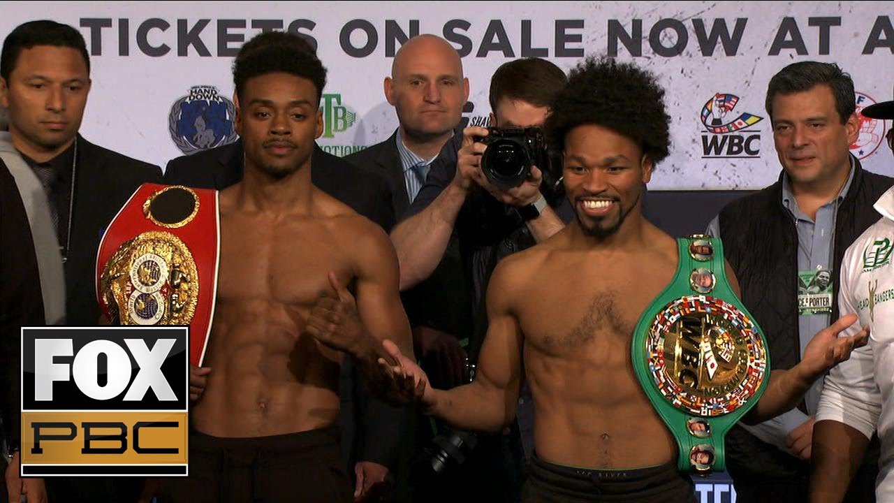 Shawn Porter, Errol Spence Jr. make weight for their unification bout | WEIGH-INS | PBC ON FOX
