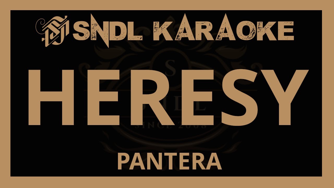 Pantera - Heresy [Karaoke]