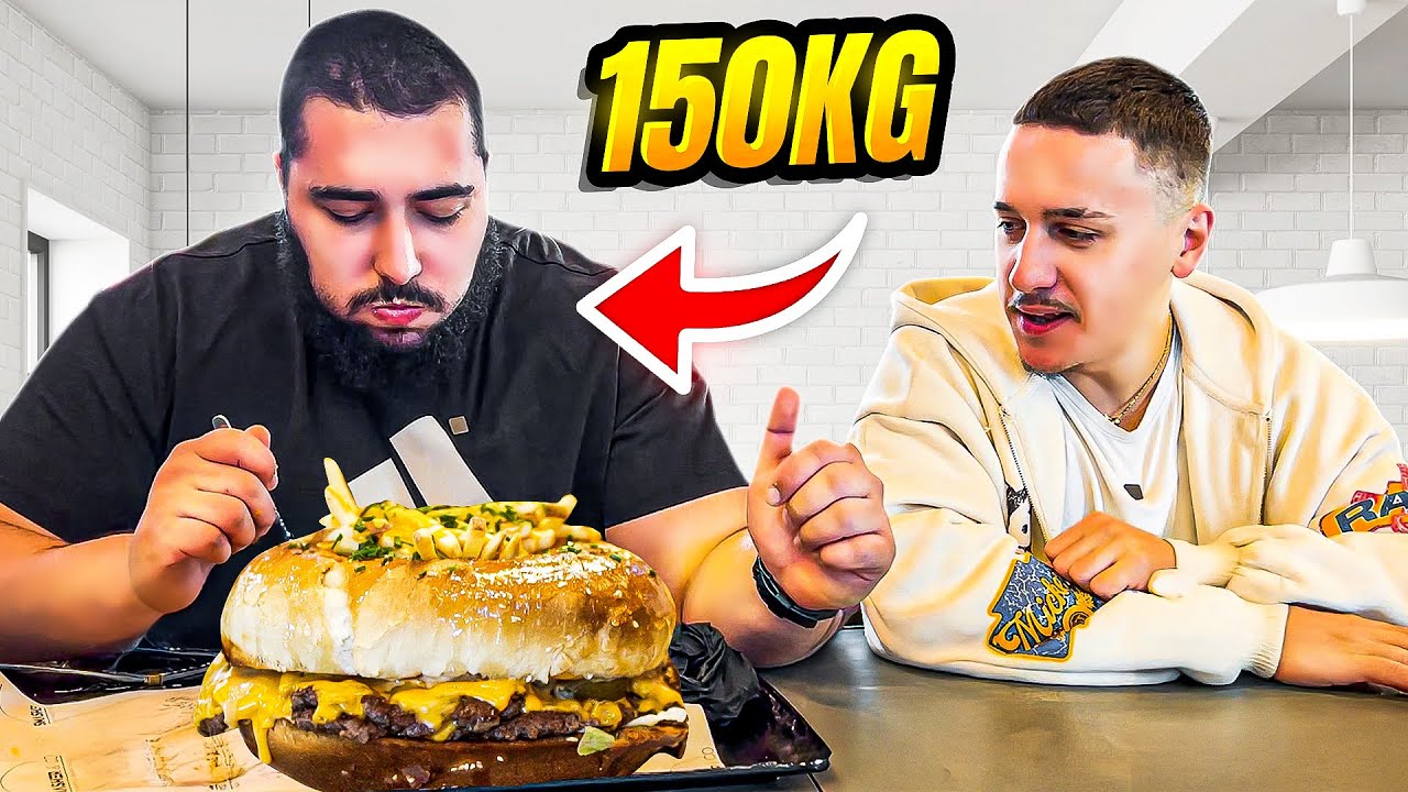DA LI NAJJACI COVEK U SRBIJI MOZE POJESTI NAJVECI BURGER OD 2KG? (SVETSKI REKORD)