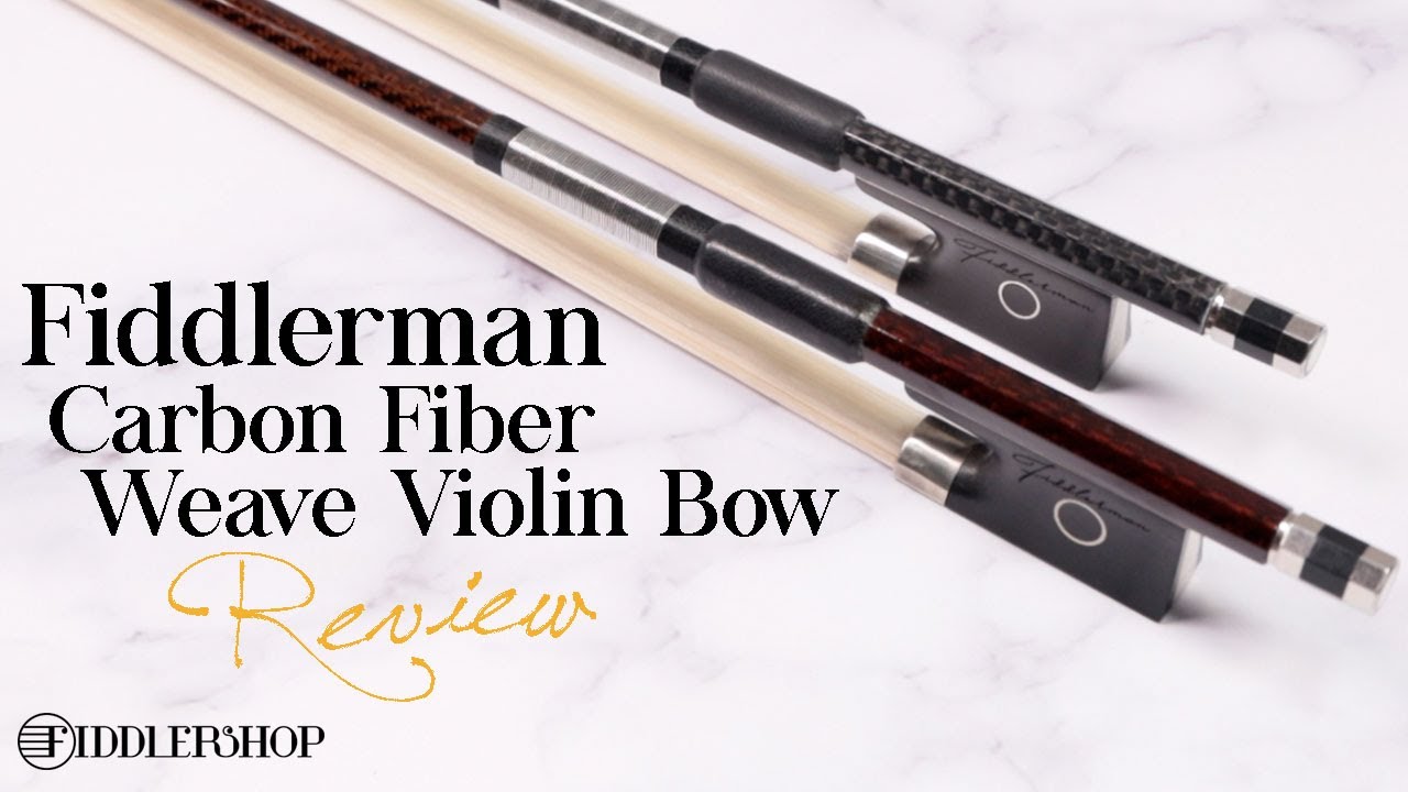 Fiddlerman Carbon Fiber Weave Violin Bow