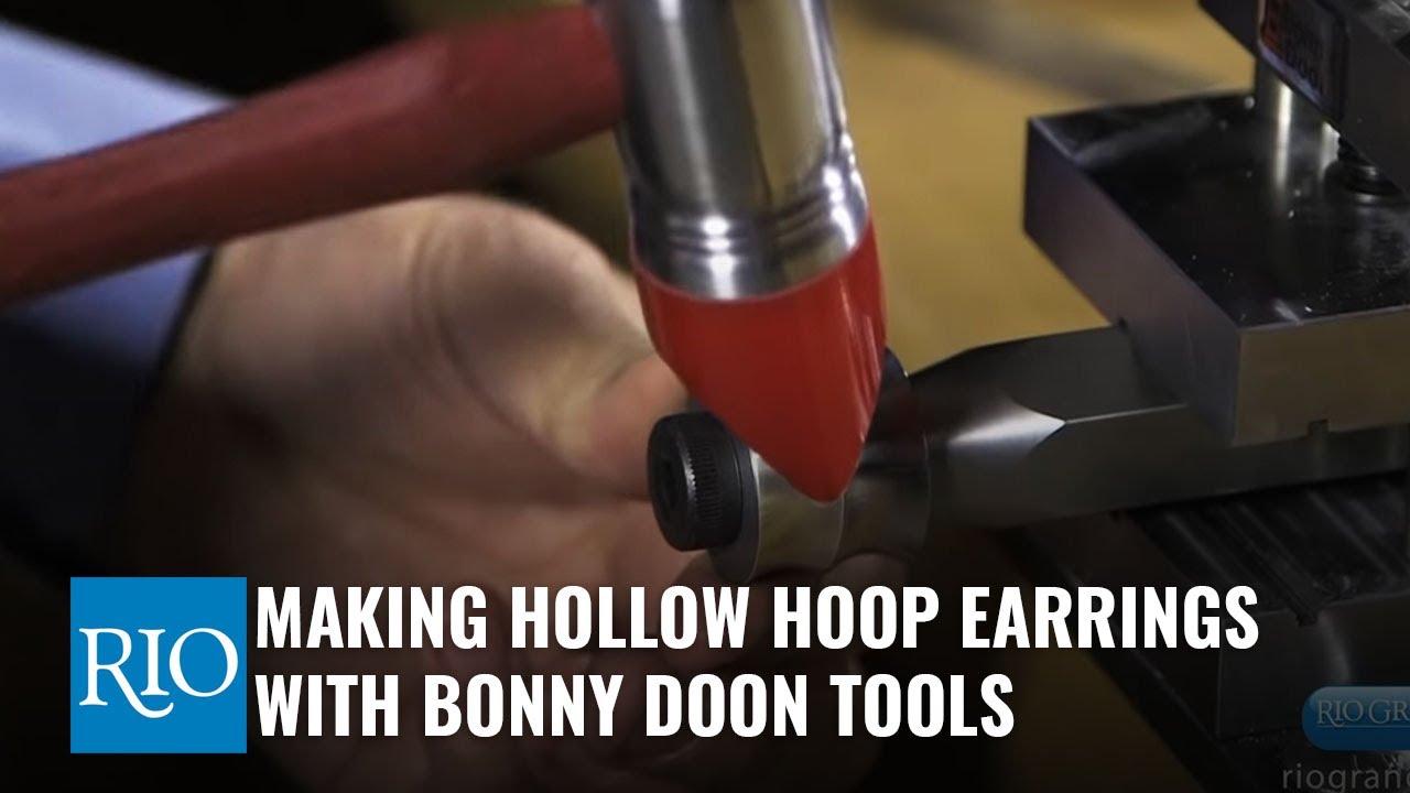 Making Hollow Hoop Earrings with Bonny Doon Tools