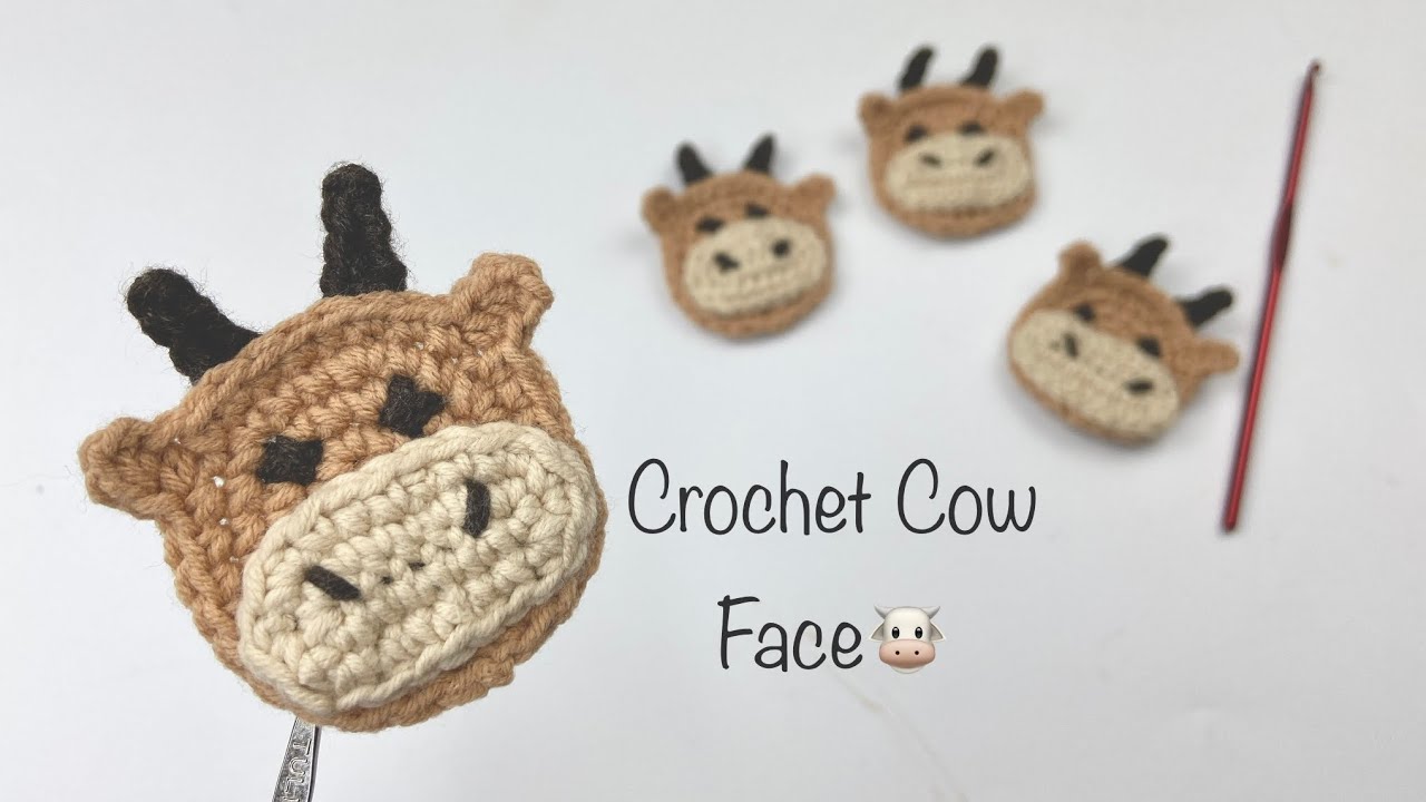 Easy Crochet Cow Tutorial | Crochet Calf Face DIY