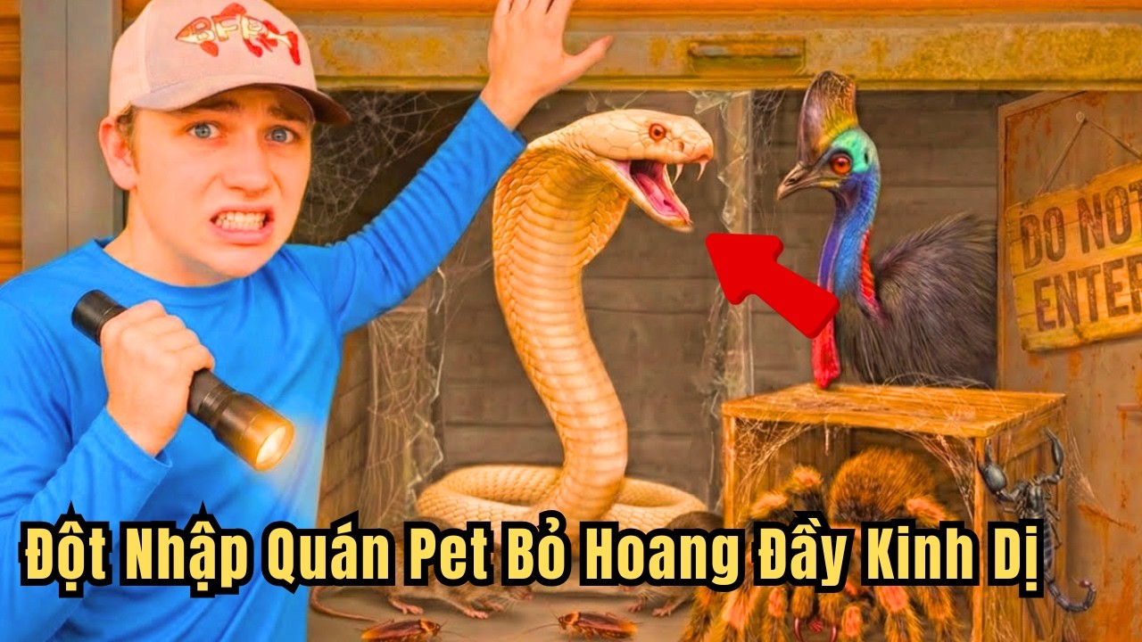 Tổng Hợp Đột Nhập Quán Pet Cưng Bị Bỏ Hoang Đầy Sinh Vật Kì Dị || Bún Phở REVIEW