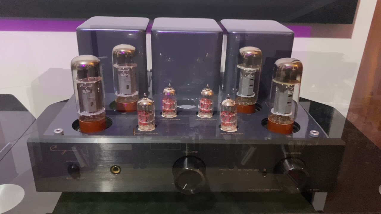 Sansui AU7500 (transistores)vs Cayin CS-55A (válvulas KT88)