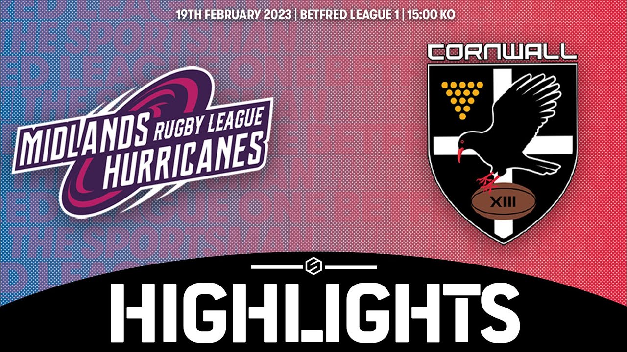 Betfred League 1 | Midlands Hurricanes vs Cornwall RLFC | Match Highlights