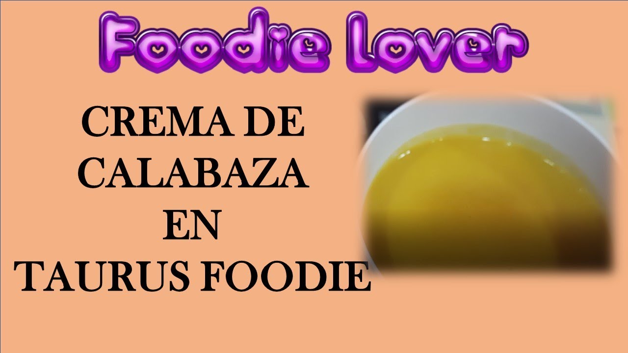 CREMA DE CALABAZA