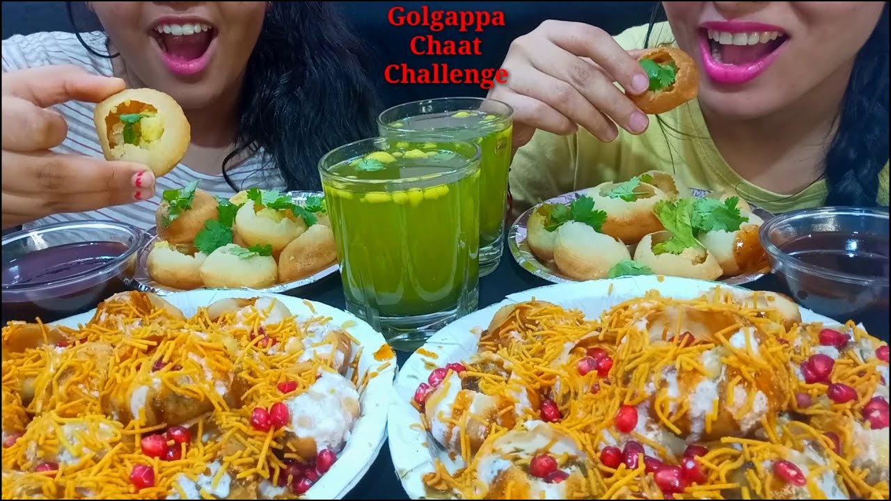 Dahi Golgappe Chaat, Golgappe Eating Challenge | Golgappe Eating Challenge | Street Food Challenge |