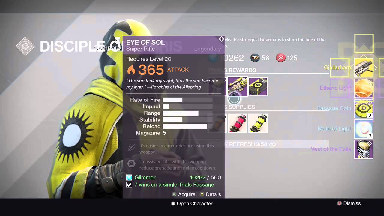Destiny can't believe those rewards