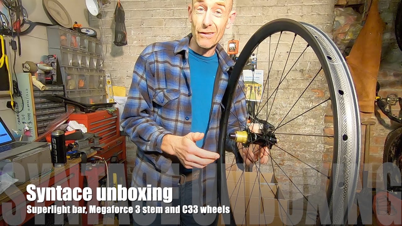 Syntace MTB upgrades unboxing: C33i Carbon wheels, Superlight Vector Carbon bar and Megaforce3 stem.