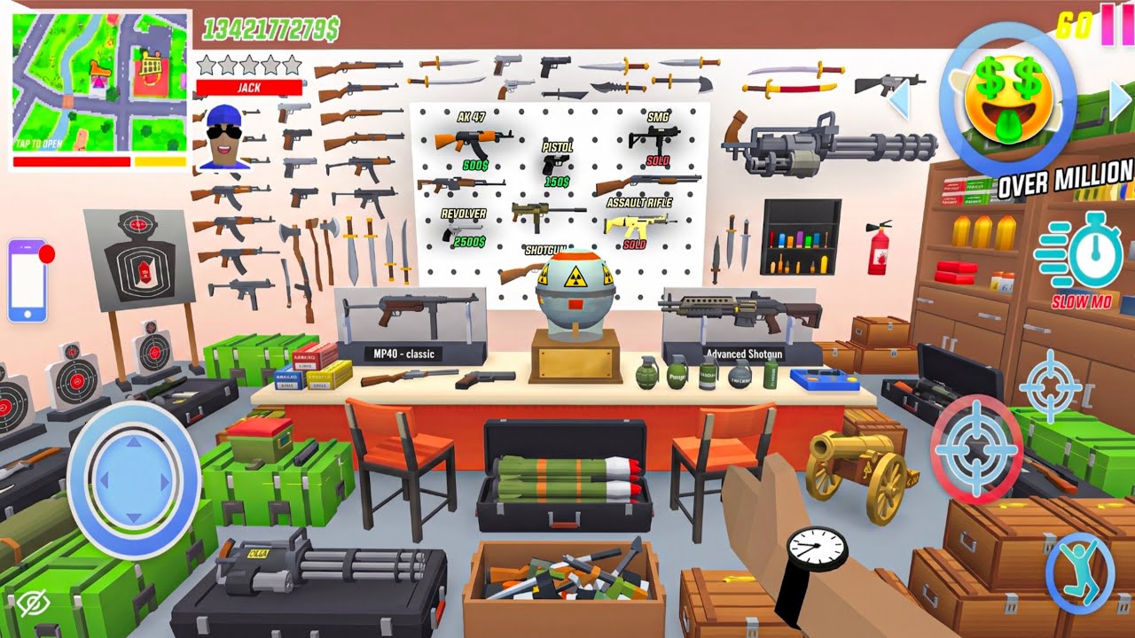 Jack Opened a Secret Weapon & Guns Shop in Dude Theft Wars.😎🔥