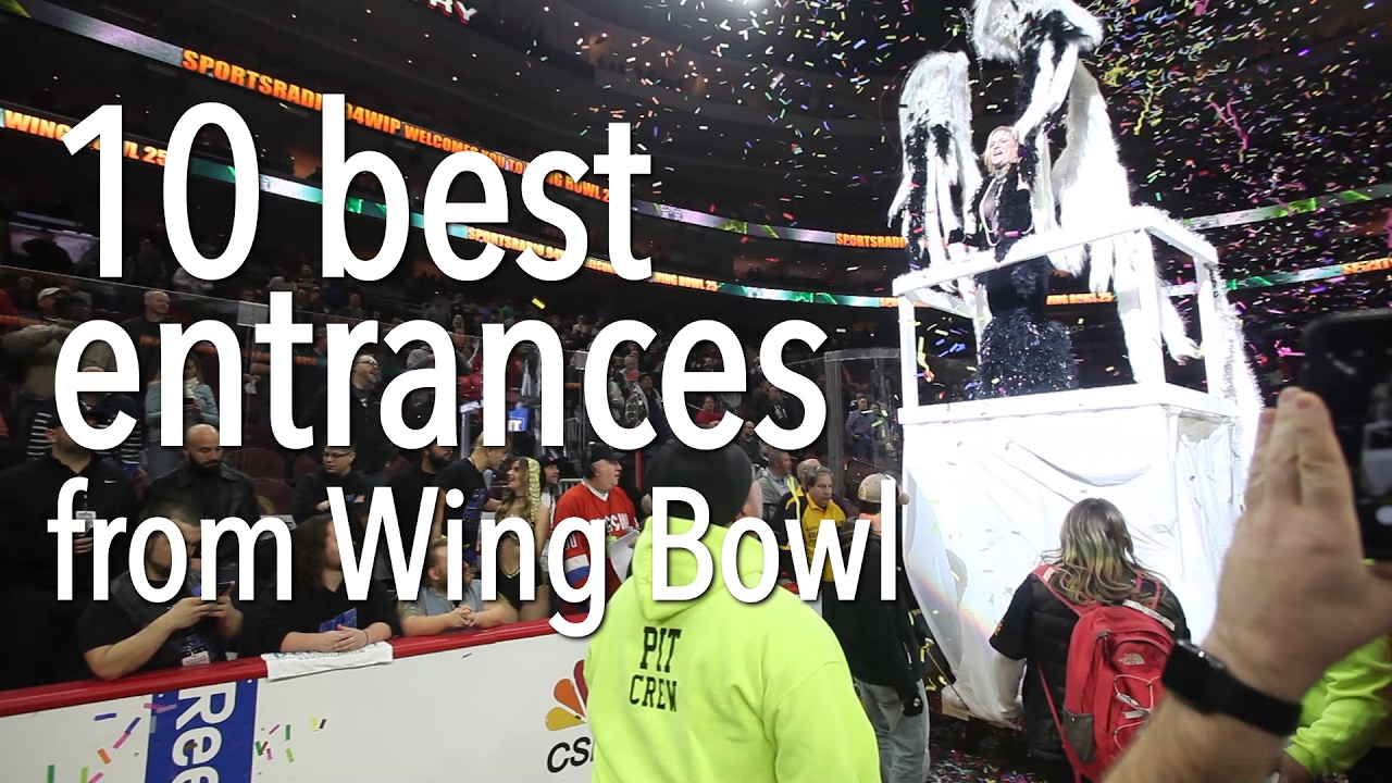 Best Wing Bowl 25 entourage processions