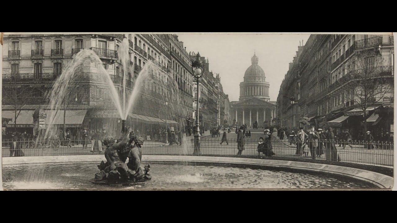 La rue Soufflot à la Belle Epoque