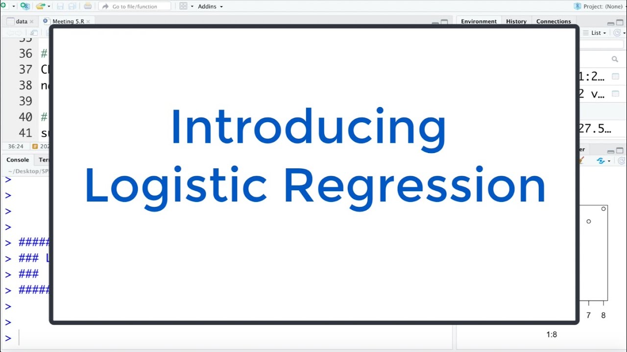 5.4 Logistic Regression in R: Understanding The Model Using Data in R