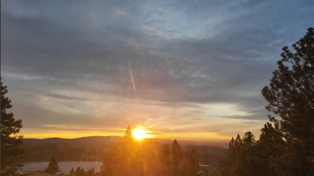 Sunset Alert Liberty Lake screen saver live