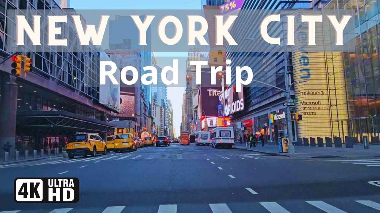 NEW YORK CITY Drive Tour #2 - 4K UHD | Explore the Heart of the Big Apple, Morning Edition.