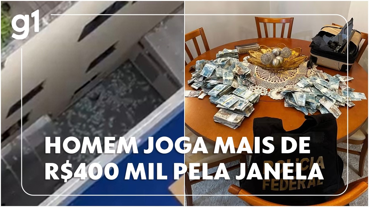 Dinheiro é jogado pela janela durante operação que investiga Rioprevidência e Banco Master