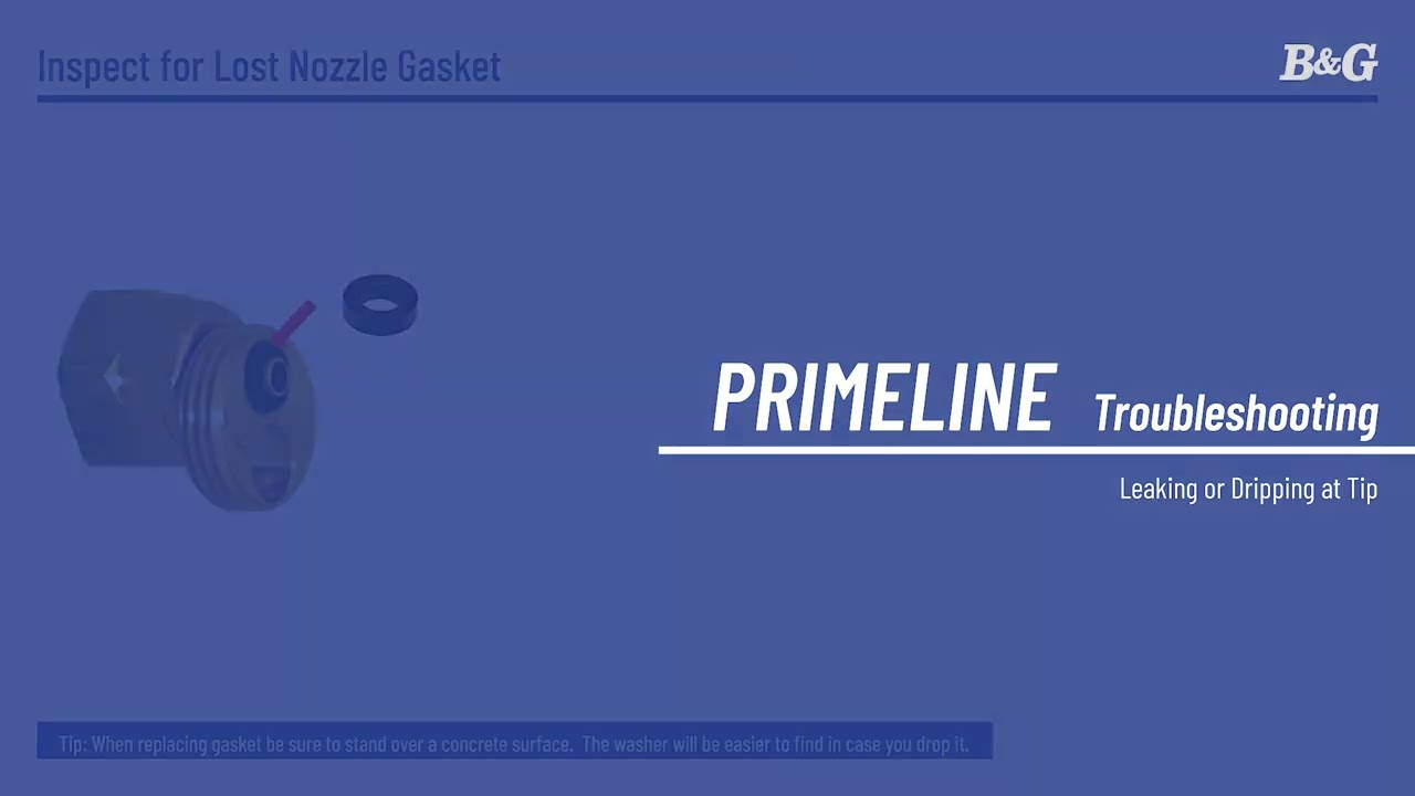 B&G Equipment Primeline Sprayer | Top Troubleshooting Tips