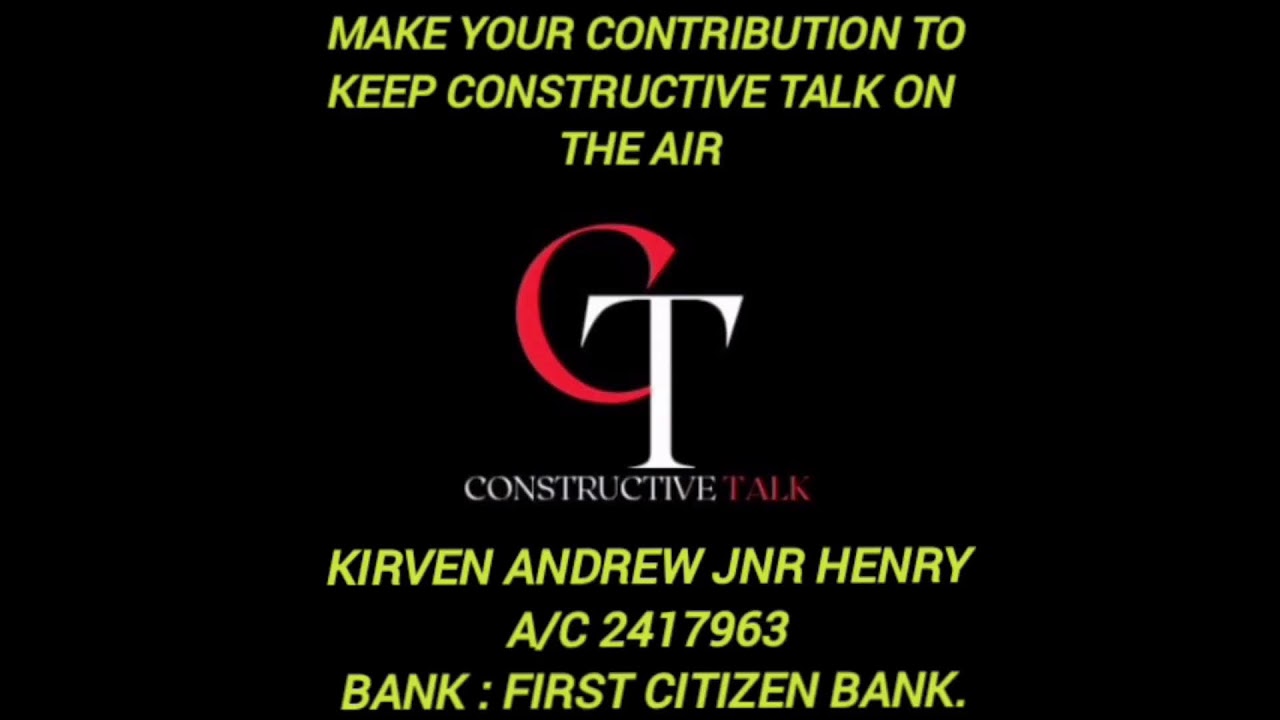Live streaming of Constructive Talk, T&T