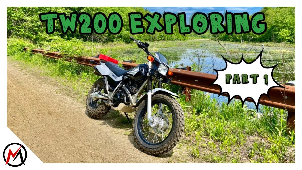 Yamaha TW200 Exploring & Off-roading // Part 1 // MotoVlog 6