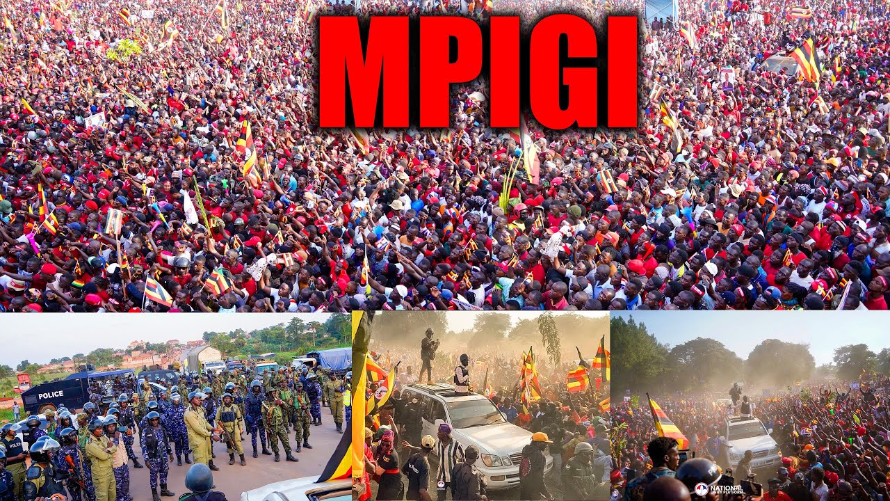 LIVE: H.E. Bobi Wine Heads to Mpigi - Its already Massive, All Streets Flooded | Day 75