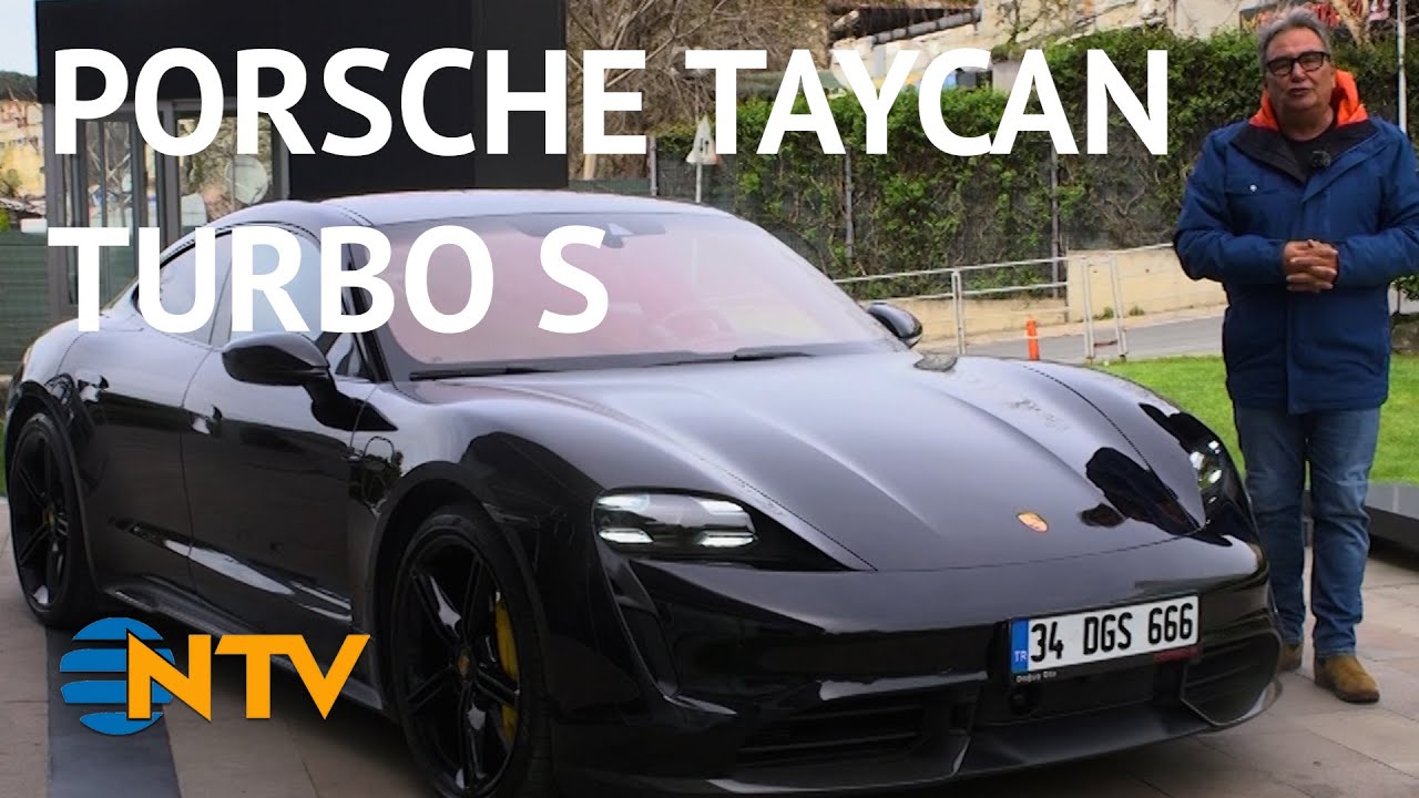 @NTV Saffet Üçüncü, Porsche Taycan Turbo S'i detaylarıyla inceliyor (0'dan 100'e 23 Nisan 2023)
