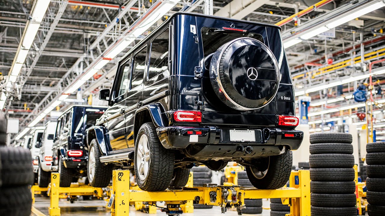 How the LUXURY Mercedes G-Class is built in the Magna Steyr Factory Austria