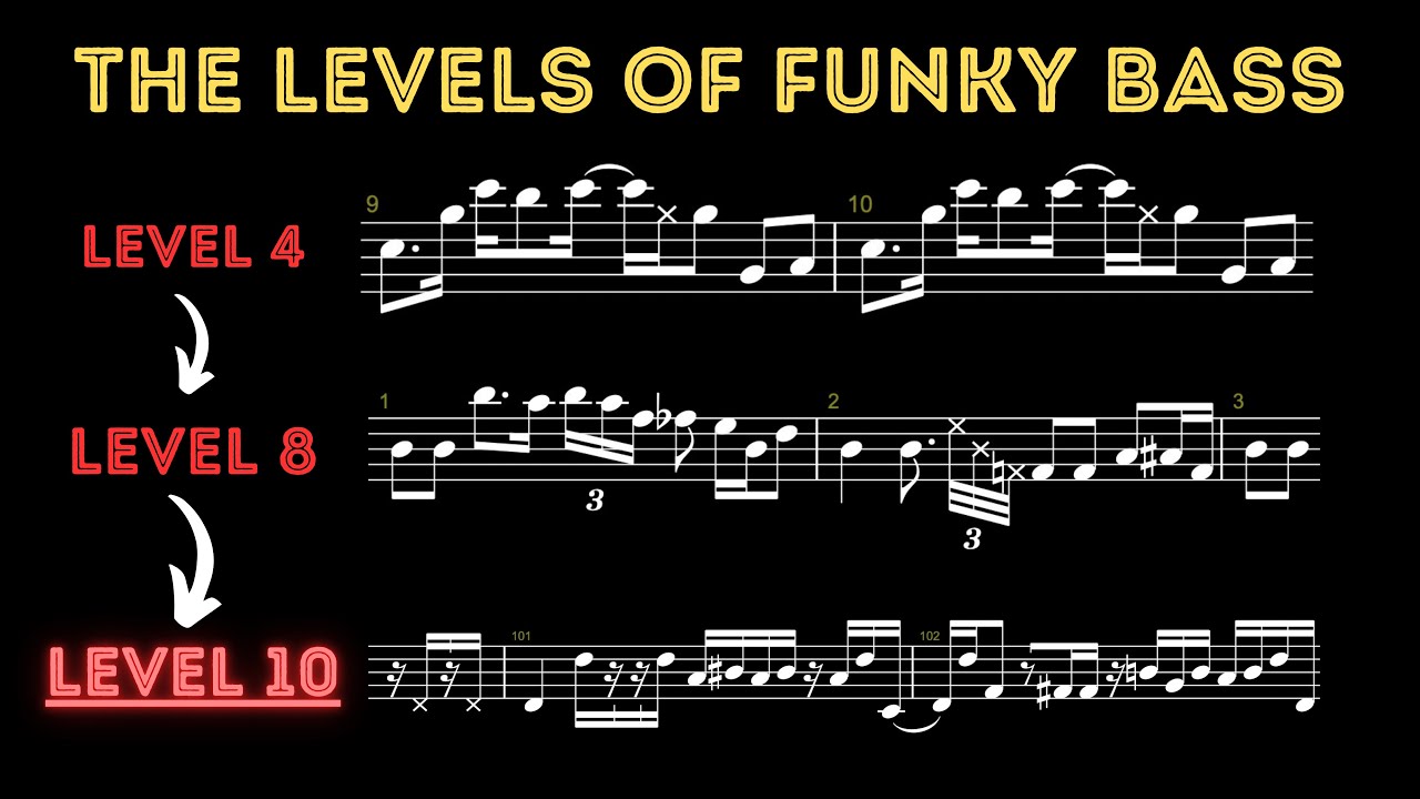Funky basslines but they get increasingly stankier.