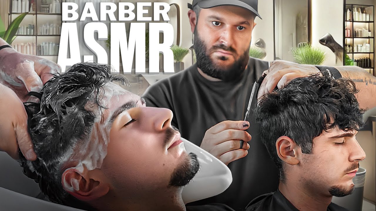 ASMR BARBER SHOP ULTRA RELAX!!! (haircut and shaving)