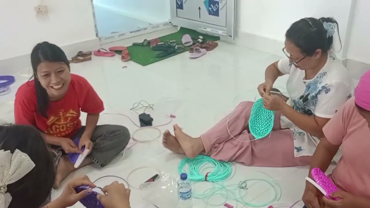 Learning Basket 🧺 making @YBBA during life skills training women ministry