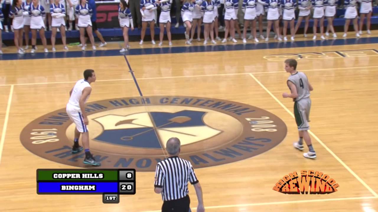 High School Rewind - Copper Hills @ Bingham (Boys Basketball) {1-15-16}