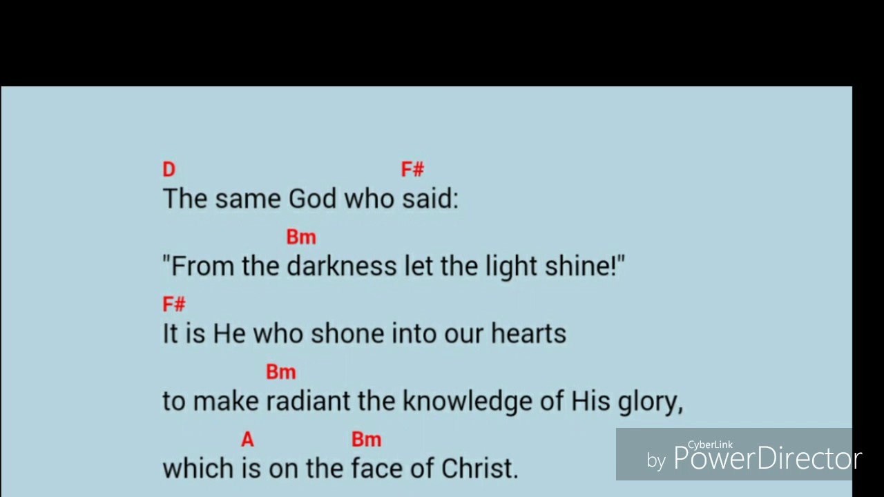 THE SAME GOD song of the Neocatechumenal Way